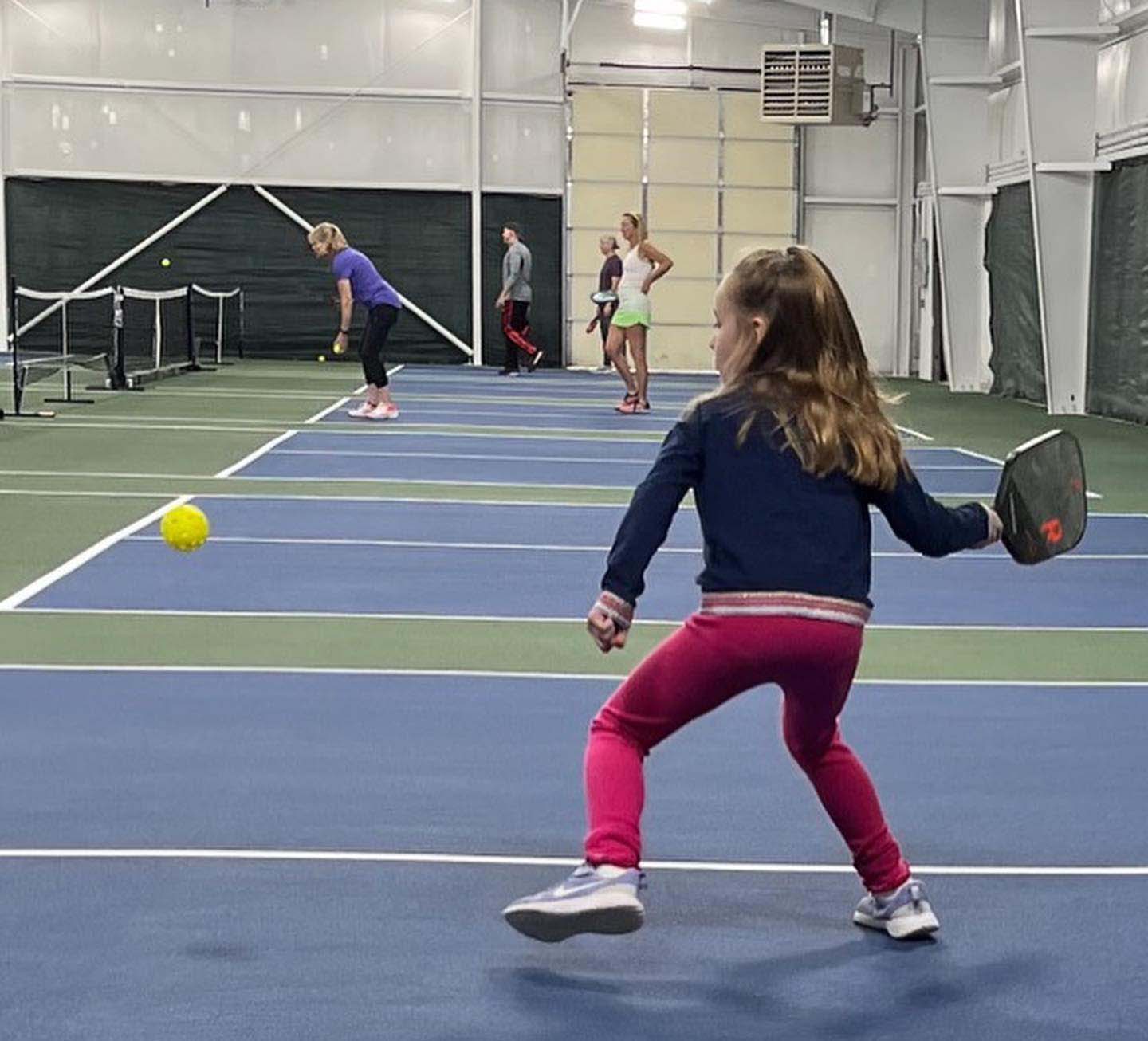 kids playing pickleball, lessons, classes for kids