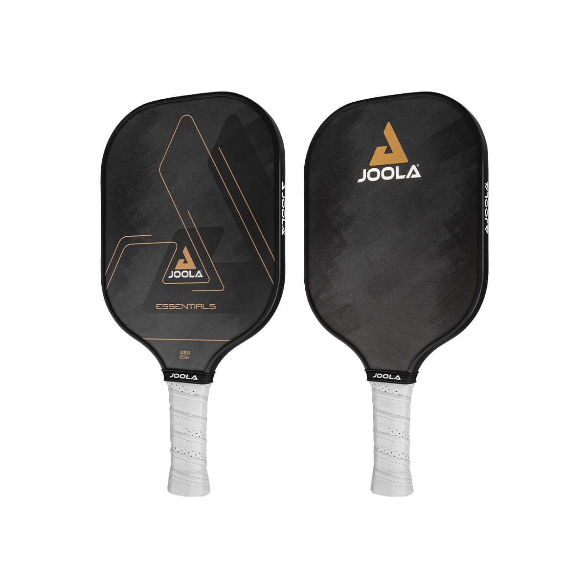 2 black paddles JOOLA ESSENTIALS PICKLEBALL PADDLE