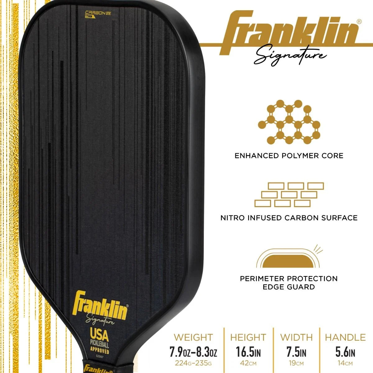 carbon surface pickleball